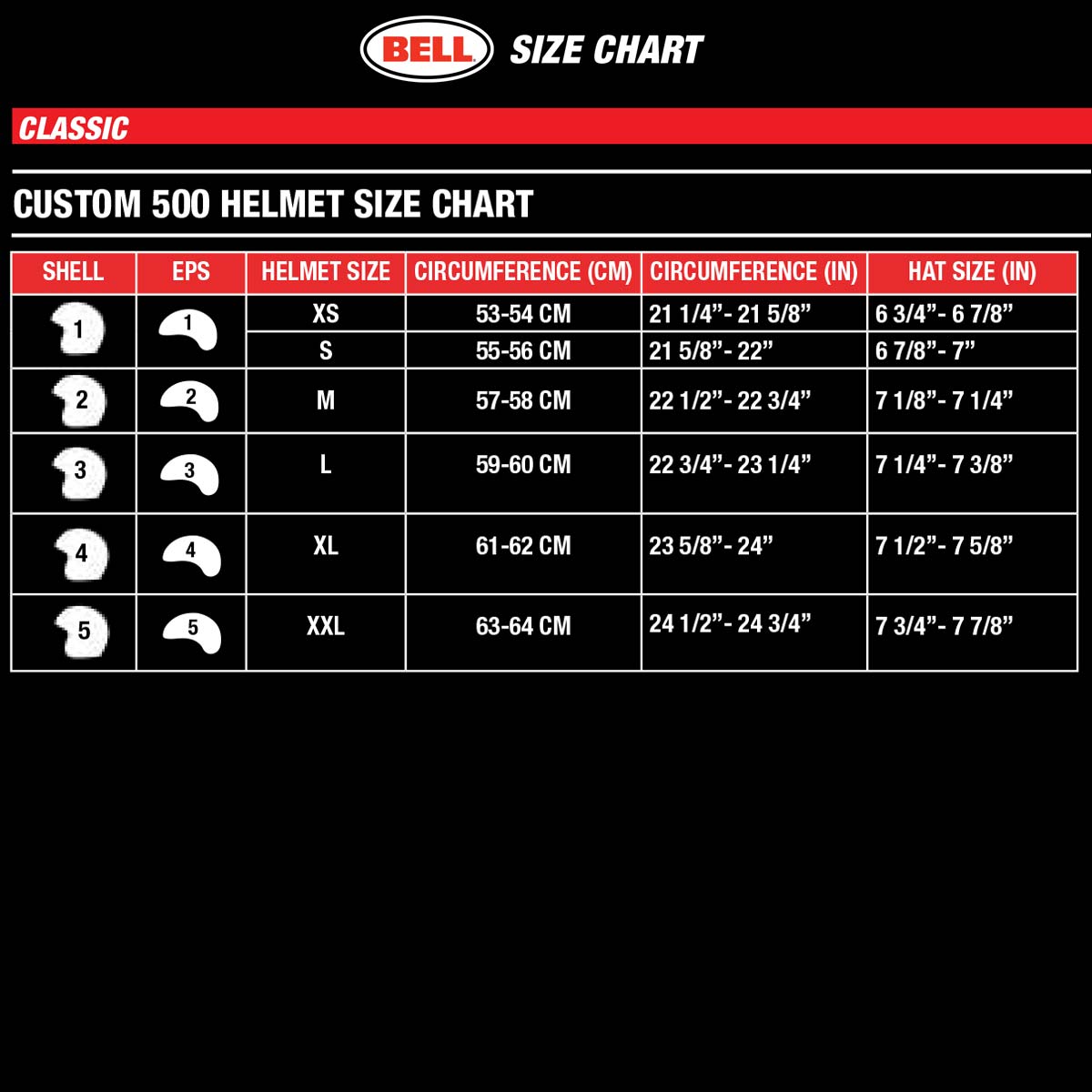 Bell Custom 500 Matte Black Open Face Helmet