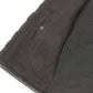 Club Vest CVM3038 Men's Black Denim Collarless Motorcycle Club Style Vest with Leather Trim