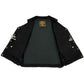 Milwaukee Leather DM1360 Men's Black Side Lace Denim Vest with Chest Pockets
