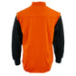 NexGen DM3333 Men's Orange with Black Long Sleeve Button Down Shirt