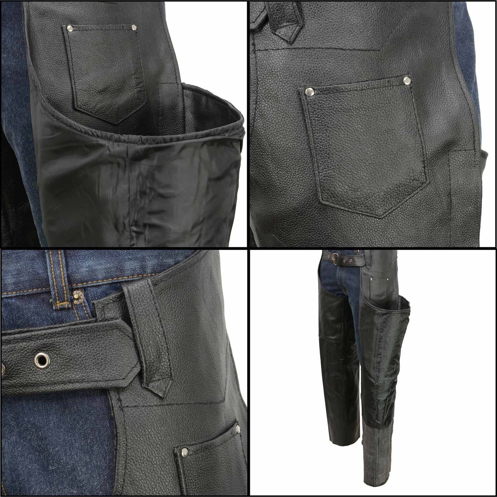 Leather up chaps store