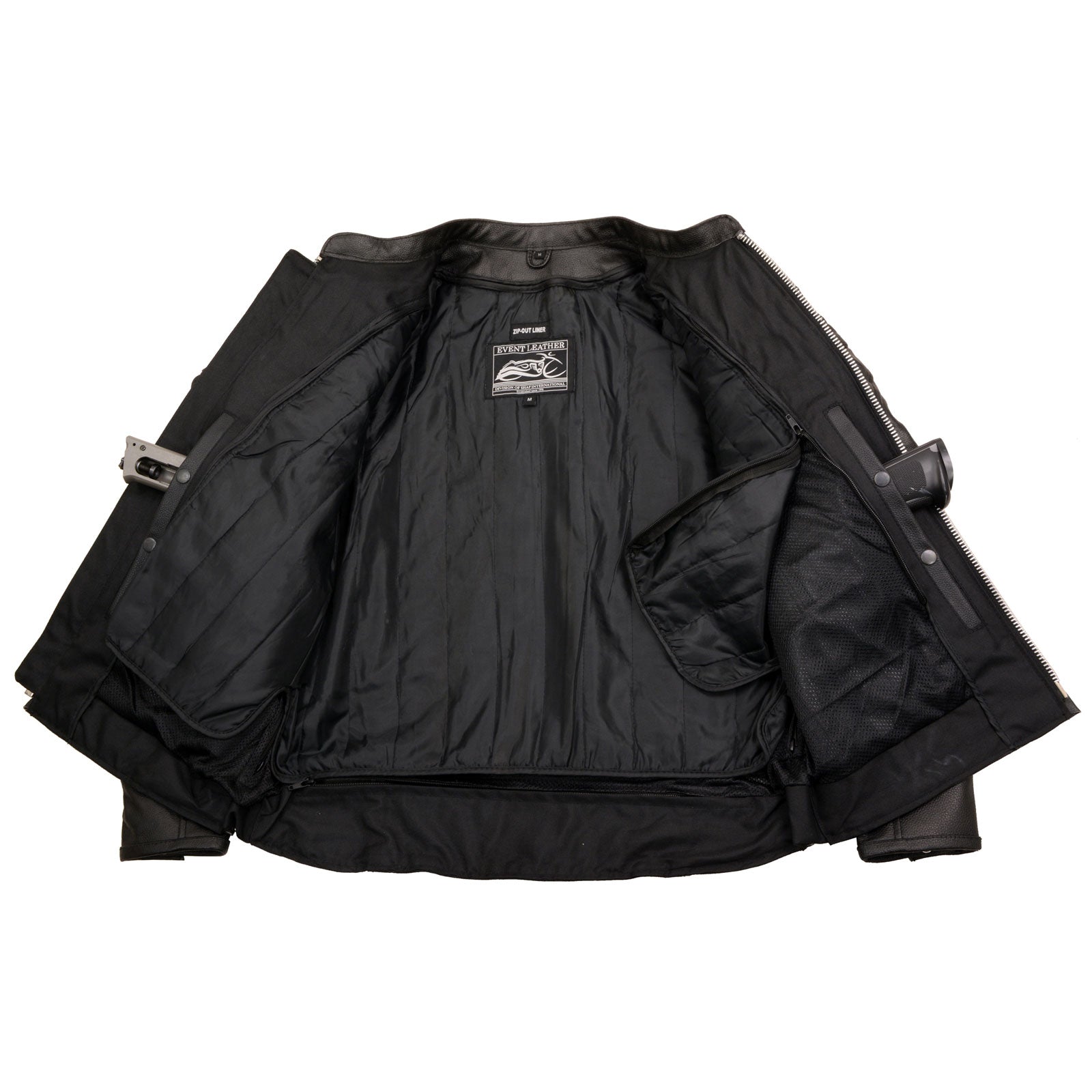 Event Leather Men's Black Sporty Scooter Crossover