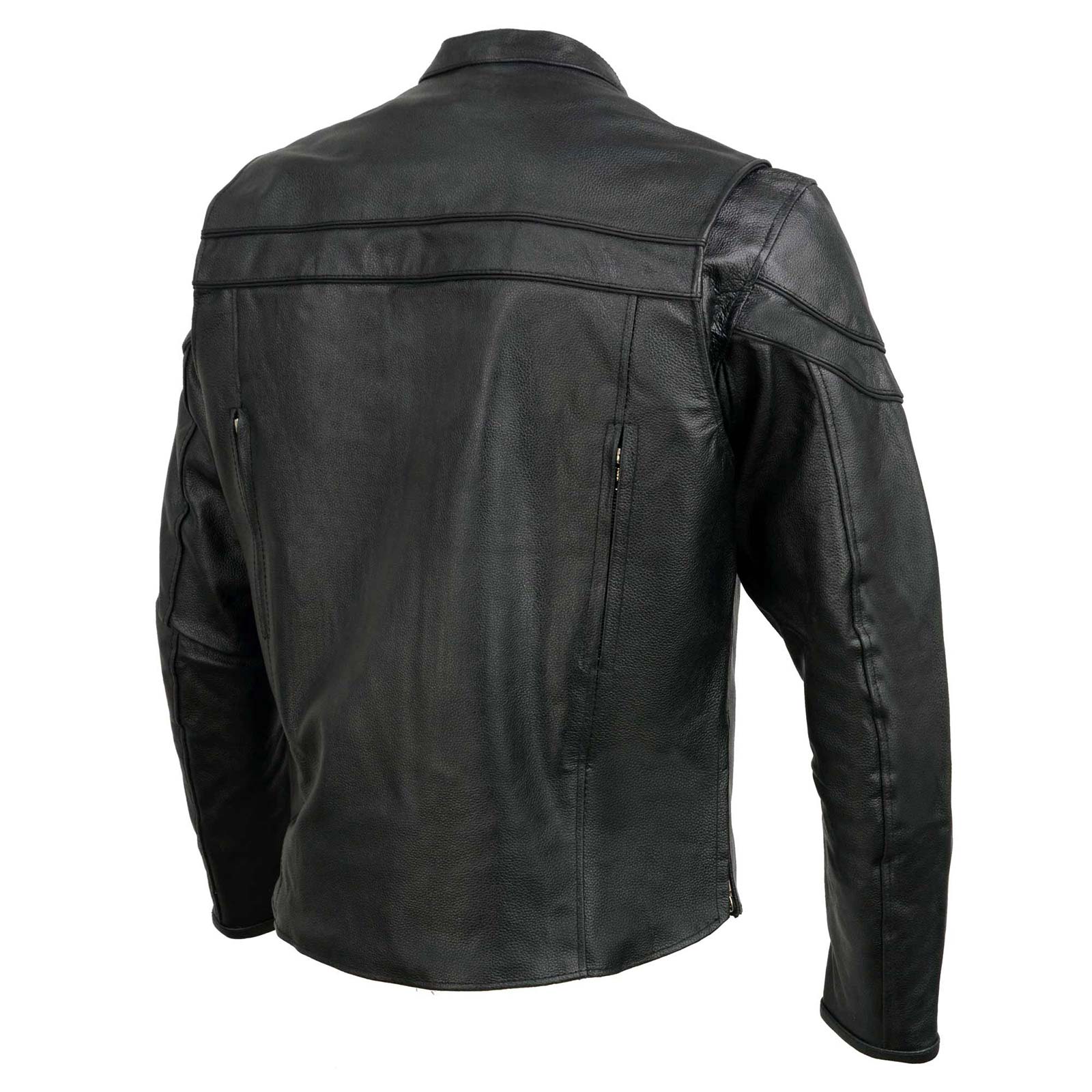 【完売商品】andwang AND logo leather jacket POHADON Mens Varsity Jacket PU Leather Vintage Racing Motor