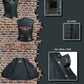 Event Leather ELL4900 Women's Classic Black Genuine Leather Side Laced Motorcycle Riders Vest w/ 9 Patches