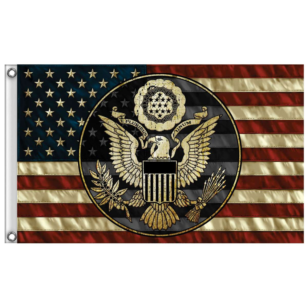 Hot Leathers US Seal Flag FGA1089
