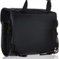 First Manufacturing FIBAG8501 Black Leather Braided Motorcycle Bar Bag