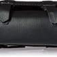 First Manufacturing FIBAG8501 Black Leather Braided Motorcycle Bar Bag