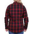 Hot Leathers FLL3009 Ladies Black and Red Flannel Long Sleeve Shirt