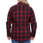 Hot Leathers FLL3009 Ladies Black and Red Flannel Long Sleeve Shirt