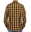Hot Leathers FLM2036 Men's Yellow Red and Black Long Sleeve Flannel Shirt