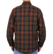 Hot Leathers FLM2040 Men's Green Orange and Brown Long Sleeve Flannel Shirt