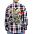 Hot Leathers FLM2104 Men's Bobber Monster Flannel Long Sleeve Shirt