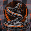 Hot Leathers FLM2111 Men's Rattler Flannel Long Sleeve Shirt