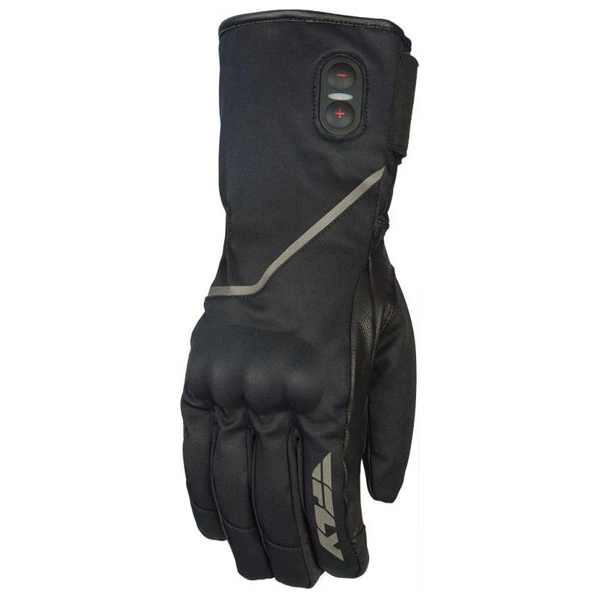 Fly Racing Ignitor Pro Men's Black Battery Heated Snowmobile Gloves