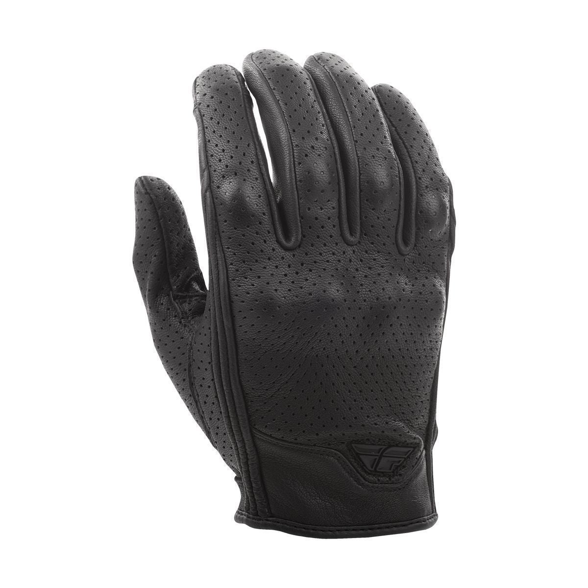 Fly Racing Thrust Men's Perforated Black Leather Gloves