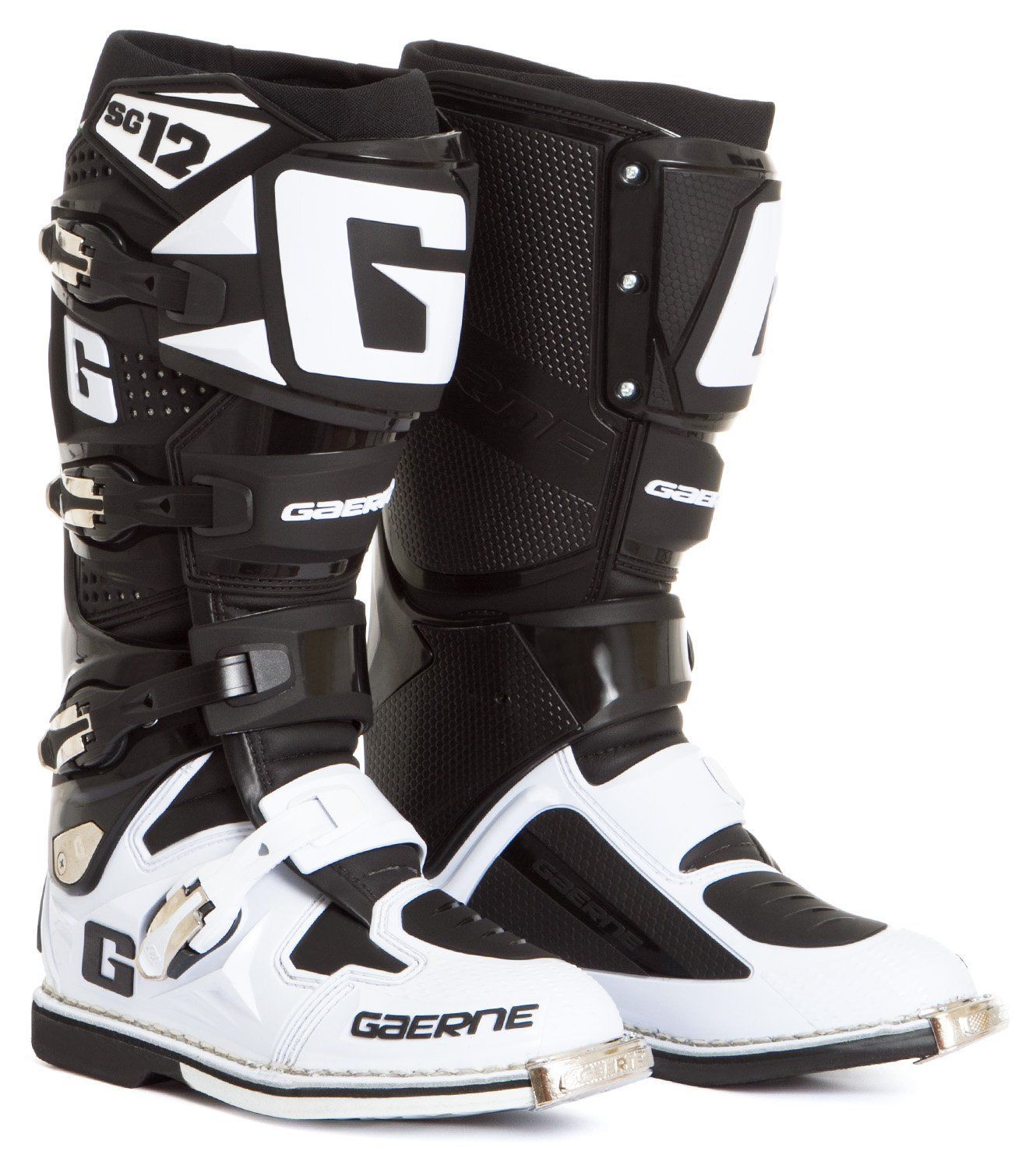 Gaerne SG-12 Mens Black/White Motocross Boots