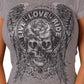 Hot Leathers Ladies Burnout Skull T-Shirt GLC1585