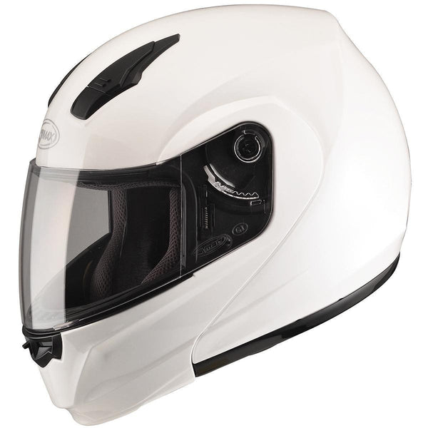 GMax MD04 Pearl White Modular Helmet – LeatherUp USA