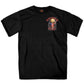 Hot Leathers GMD1364 Mens 'Skull Bandanna - America Rising' Black T-Shirt