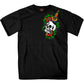 Hot Leathers Men's Respect All Fear None Skull Tattoo T-Shirt GMD1514