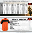 Hot Leathers GMM1007 Men's 2 Tone Striped Orange/Black Button Up Heavy-Duty Work Shirt for | Classic Mechanic Work Shirt