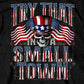Hot Leathers GMS1544 Men’s 'Try That In A Small Town' Black Graphic Print T-Shirt - LIMITED TIME