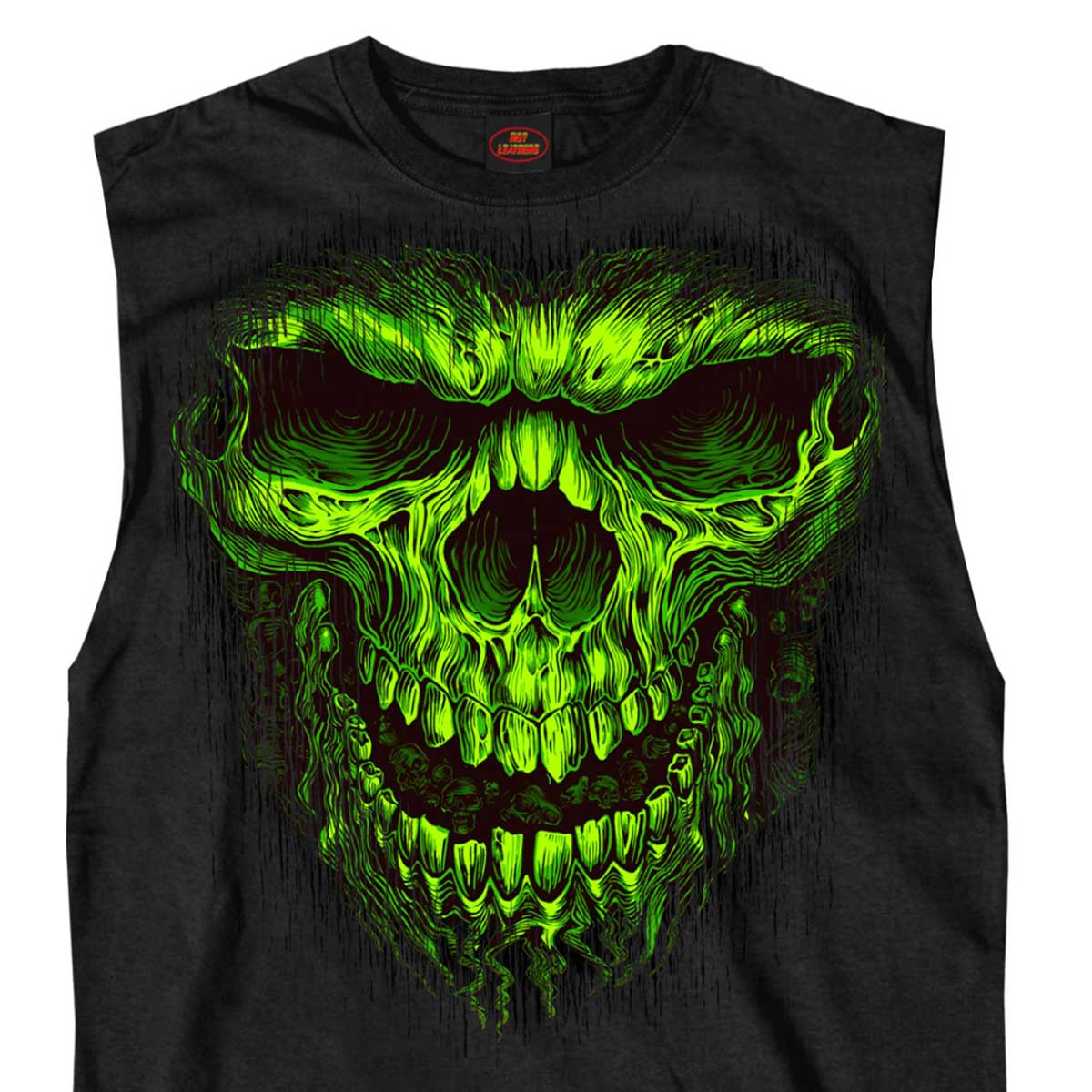 Hot Leathers GMT3201 Men’s Black 'Shredder' Sleeveless T-Shirt