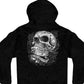 Hot Leathers GMZ4356 Men’s ‘Sweet Demise’ Black Hoodie with Zipper Closure