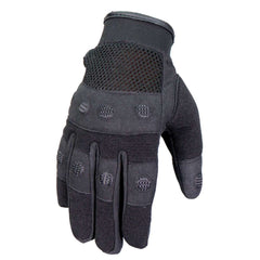 Hot Leathers Textile Padded Knuckle Mechanic Gloves GVM2101