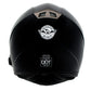Milwaukee Helmets H510 Gloss Black Chit-Chat Full Face Wireless Motorcycle Helmet-Stream Music-Phone Calls