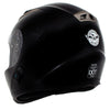 Milwaukee Helmets H510 Gloss Black Chit-Chat Full Face Wireless Motorcycle Helmet-Stream Music-Phone Calls