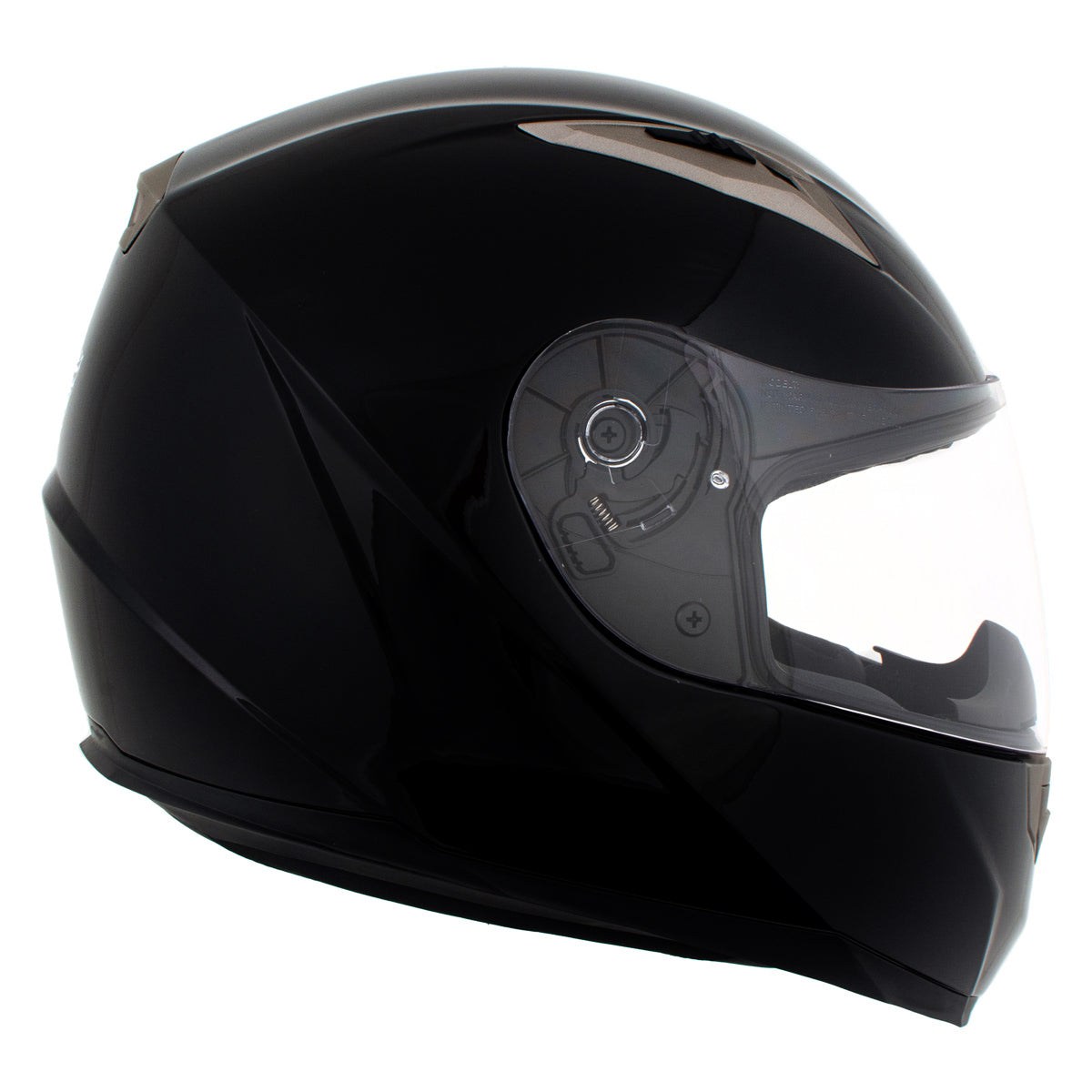 Milwaukee Helmets H510 Gloss Black Chit-Chat Full Face Wireless Motorcycle Helmet-Stream Music-Phone Calls
