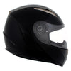 Milwaukee Helmets H510 Gloss Black Chit-Chat Full Face Wireless Motorcycle Helmet-Stream Music-Phone Calls
