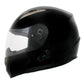 Milwaukee Helmets H510 Gloss Black Chit-Chat Full Face Wireless Motorcycle Helmet-Stream Music-Phone Calls