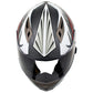 Milwaukee Helmets H520 Titanium and Red Chit-Chat Full Face Wireless Motorcycle Helmet-Stream Music-Phone Calls