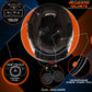 Milwaukee Helmets H7010 Flat Gray Mayday Modular Full Face Wireless Motorcycle Helmet-Stream Music-Phone Calls