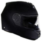 Milwaukee Helmets H7005 Flat Black Mayday Modular Full Face Wireless Motorcycle Helmet-Stream Music-Phone Calls