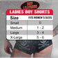 Hot Leathers PTB7061 Skeleton Middle Finger Biker Boy Shorts