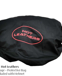 Hot Leathers HLD1052 DOT Skull Cap Half Helmet - Flat Black with Purple Butterfly Design Bikers