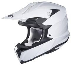 HJC i50  Solid Glossy White Off Road Moto Cross Motorcycle Helmet