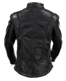Milwaukee Leather USA MADE MLJKL5002 Women's Black Pristine Premium Motorcycle Leather Jacket