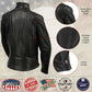 Hot Leathers JKL5003 USA Made Women's 'Serene' Black Clean Cut Premium Leather Jacket