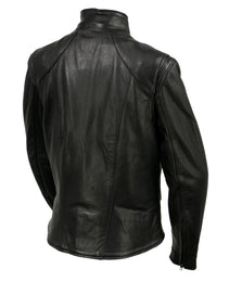 Milwaukee Leather USA MADE MLJKL5003 Women's Black Serene Clean Cut Premium Motorcycle Leather Jacket