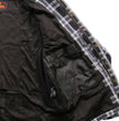 Hot Leathers JKM3002 Men's Black and White Flannel Motorcycle Shirt-Jacket w/ CE Armor Protection