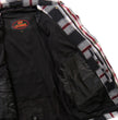 Hot Leathers JKM3001 Men's Red and White Flannel Motorcycle Shirt-Jacket w/ CE Armor Protection