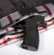 Hot Leathers JKM3001 Men's Red and White Flannel Motorcycle Shirt-Jacket w/ CE Armor Protection