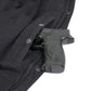 Hot Leathers JKM3009 Men's Classic Black Denim Flannel Motorcycle Shirt-Jacket w/ CE Armor Protection