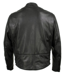 Milwaukee Leather USA MADE MLJKM5001 Men's Black Road Racer Premium Leather Motorcycle Jacket