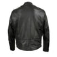 Milwaukee Leather USA MADE MLJKM5001 Men's Black 'Road Racer' Premium Leather Motorcycle Jacket