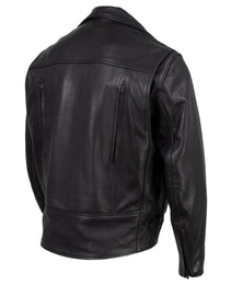 Milwaukee Leather USA MADE MLJKM5008 Men's Black Revolve Premium Leather Vented Motorcycle Jacket